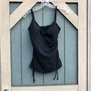 Size medium tankini top side ruching